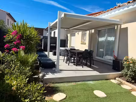 villa de plain-pied récente - 95 m2 + garage 15 m2 sur parcelle 302 m2