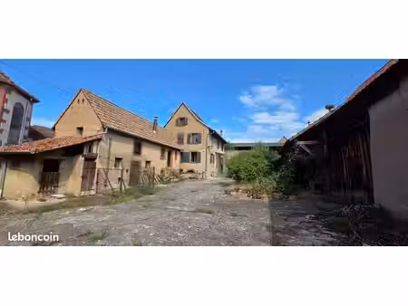 corps de ferme comprenant une maison à rénover avec dépendances et jardin. située au cœur 
