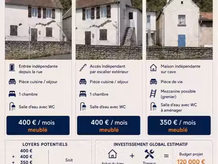 ensemble immobilier - potentiel 3 logements