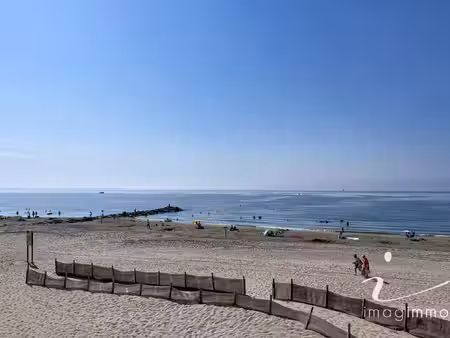 carnon plage duplex f2 cabine garage premiere ligne