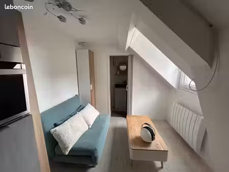 studio meublé rénové 9 m² – proche fac & gare – le havre