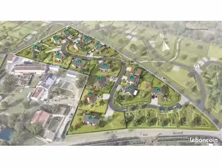 terrain 356 m² lillebonne