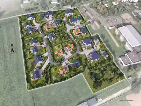 terrain 692 m² beuzeville la grenier