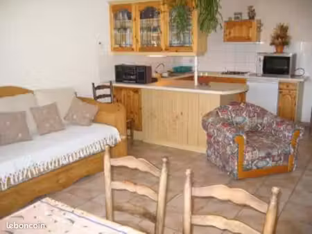studio 43m² avec balcon face mont blanc
