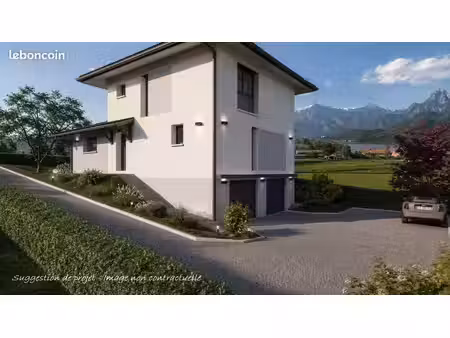 projet de construction d'une maison de 4 chambres de 130 m² avec terrain à allinges (74)