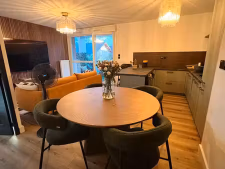 magnifique appartement t3 de 65 m² entièrement rénové et meublé – résidence sécurisée avec