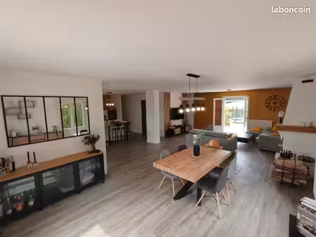 maison rénovée 147 m² + sous-sol complet  5 chambres  terrain 1 025 m² vue campagne  préau