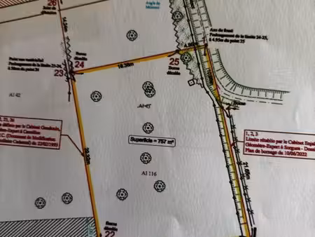 terrain constructible avec permis accordé