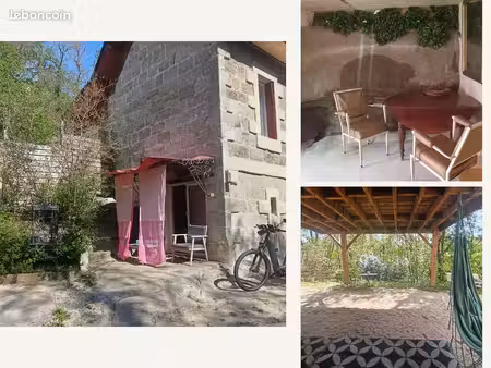 vivre autrement à brive – appartement troglodytique indépendant au rez-de-chaussée d’une m