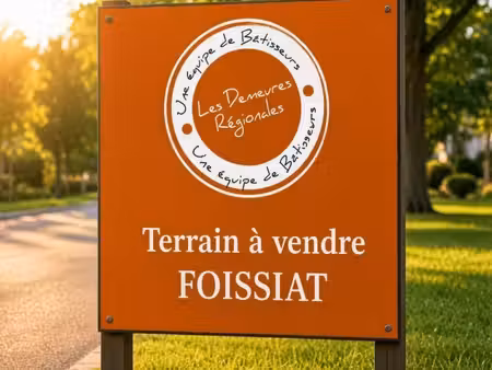 terrain 700 m² foissiat
