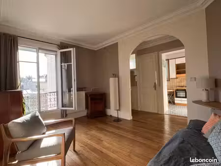 charmant 3 pièces meublé 62 m² + balcon filant — calme & lumineux — proche paris / métro 3
