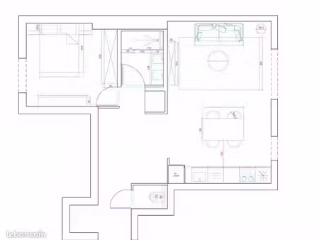 appartement refait à neuf 50m2 / 75019