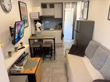 loue studio meublé sausset les pins