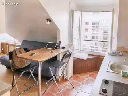 studio meublé. boulevard gouvion saint cyr