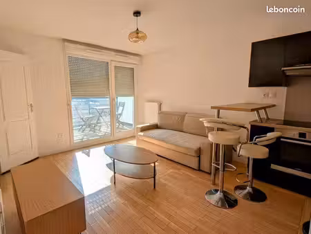 charmant t2 meublé 35m² avec balcon 4m²