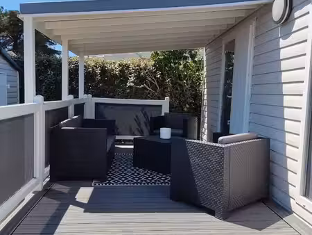 mobilhome 4 saisons + terrain ouvert à l'année