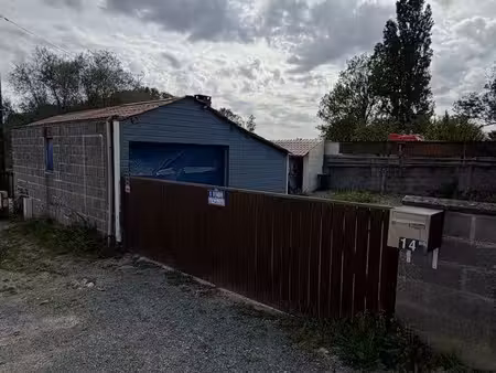 terrain et garage à rénover