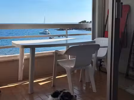 parts de sci : st raphael 2ème et 3ème semaine de septembre : studio terrasse vue directe 