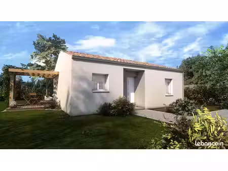 maison 2 chambres sur un terrain de 590 m² à saint-julien-des-landes