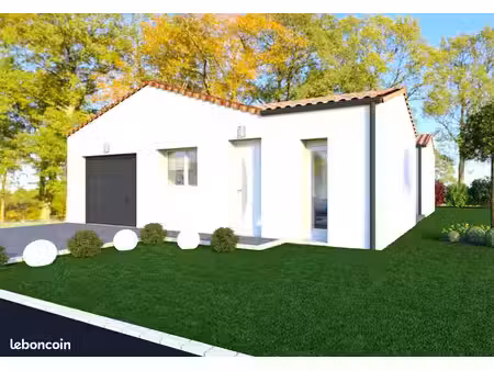 maison 2 chambres sur un terrain de 500 m² à saint-cyr-en-talmondais