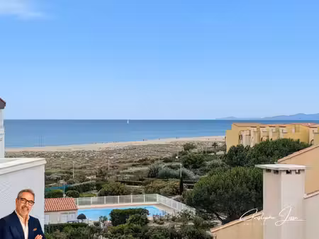 appartement avec loggia vue mer et parking privé