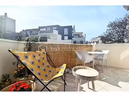 deux pièces avec terrasse plein sud sur grand jardin