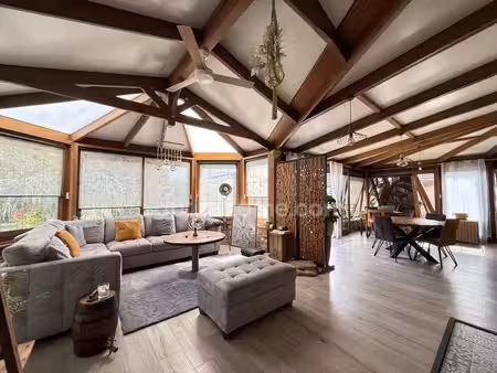 ❤️ chamarande – coup de cœur pour cette maison atypique 109 m² avec chalet et jardin de 86