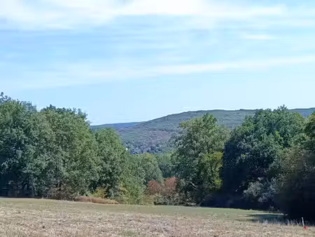 lissac sur couze - terrain a batir - 1293 m2 - position domi