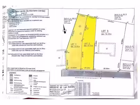 terrain à vendre à bergstraat lot 2 lierde (rbw80742)