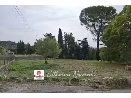 vente terrain plat constructible 470 m²