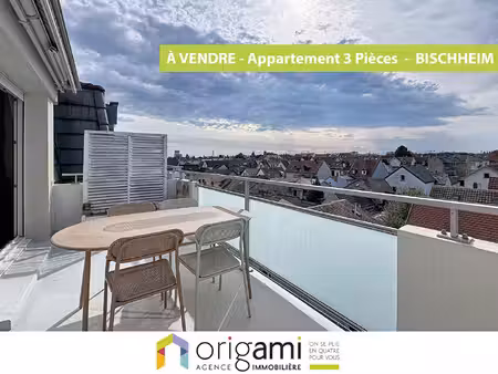 appartement 3 pièces à bischheim
