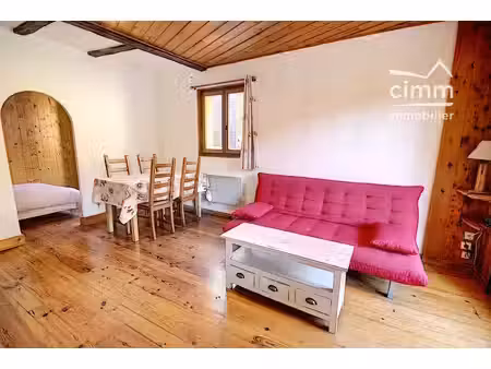 a louer passy (74190) secteur plateau d'assy  studio meuble