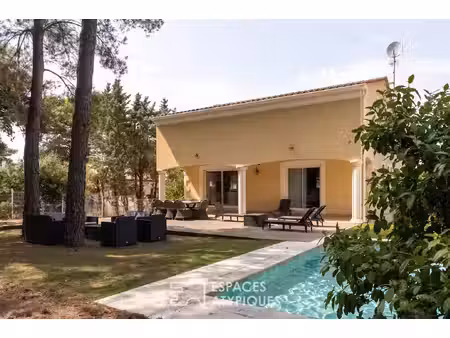 maison d'architecte en pierre au coeur de moussan