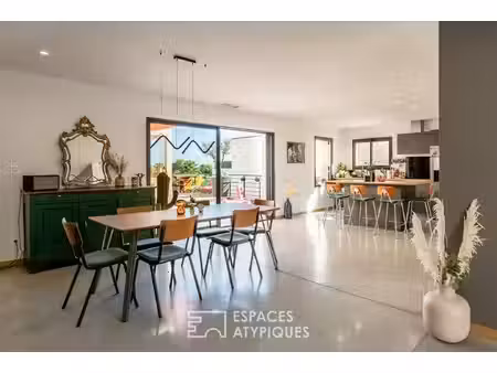 villa contemporaine à moussan  esprit d'architecte