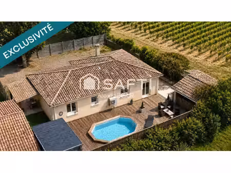 maison au calme avec piscine au cœur du médoc