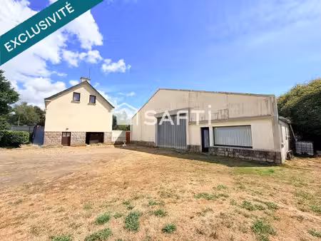 maison sur sous-sol de 103 m2  4 chambres sur terrain de 1800 m2 a plumeliau