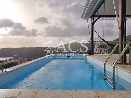 villa avec vue mer  piscine et fort potentiel locatif les