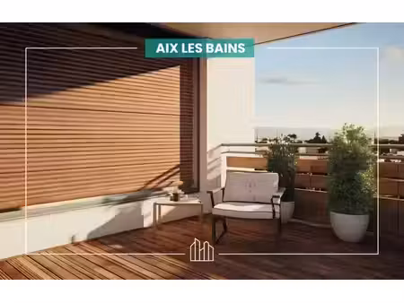 vente appartement neuf 3 pièces 78m2 aix-les-bains - 590000 € - surface privée