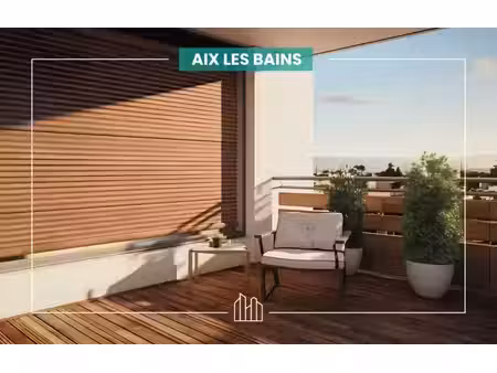 vente appartement neuf 3 pièces 78m2 aix-les-bains - 592000 € - surface privée