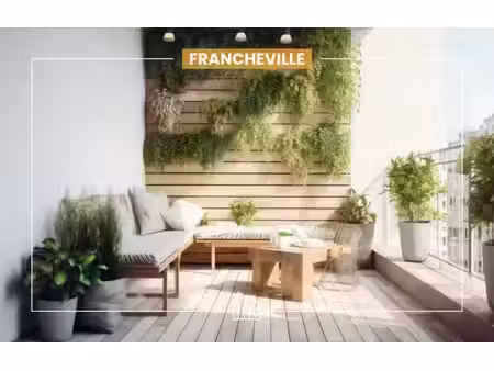 vente appartement neuf 3 pièces 70m2 francheville - 425000 € - surface privée