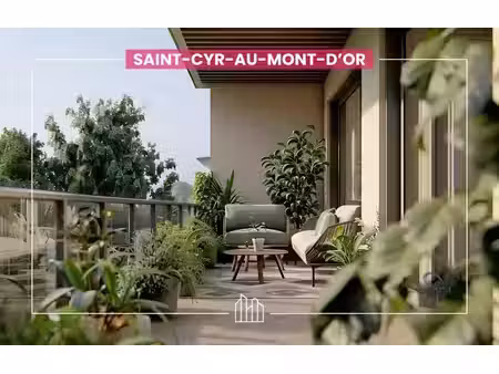 vente appartement neuf 4 pièces 104m2 saint-cyr-au-mont-d'or - 728000 € - surface privée