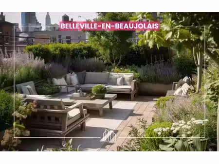 vente appartement neuf 4 pièces 74m2 belleville - 284000 € - surface privée