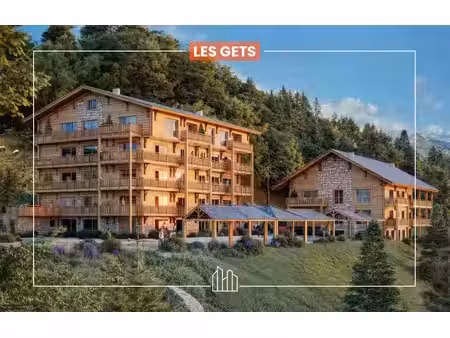 vente appartement neuf 2 pièces 52m2 les gets - 377250 € - surface privée