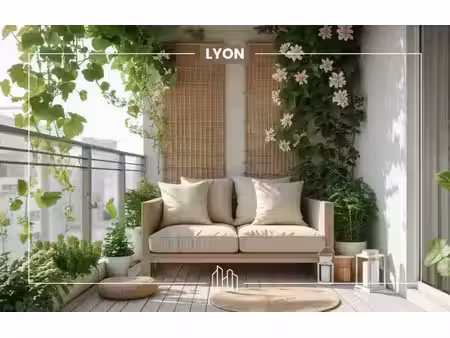 vente appartement neuf 3 pièces 63m2 lyon 2eme - 419000 € - surface privée