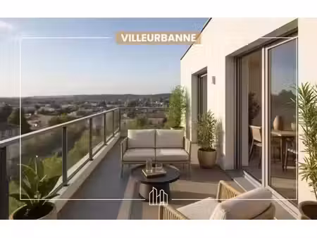vente appartement neuf 4 pièces 81m2 villeurbanne - 556400 € - surface privée