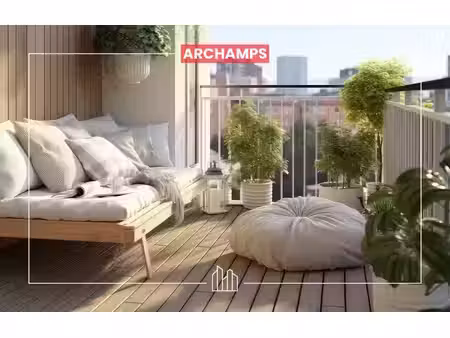 vente appartement neuf 2 pièces 51m2 archamps - 341500 € - surface privée
