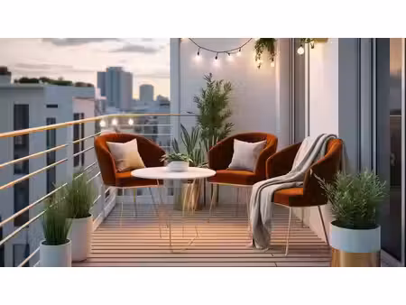 vente appartement neuf 3 pièces 63m2 décines-charpieu - 258000 € - surface privée