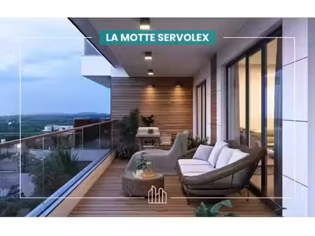 vente appartement neuf 3 pièces 61m2 la motte-servolex - 318000 € - surface privée