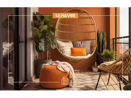 vente appartement neuf 3 pièces 51m2 le havre - 188142 € - surface privée