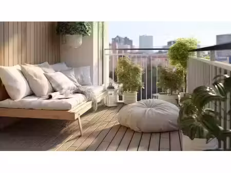 vente appartement neuf 3 pièces 59m2 vaulx-en-velin - 272967 € - surface privée